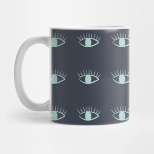 Pattern with human eye Mug